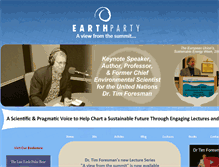 Tablet Screenshot of earthparty.org
